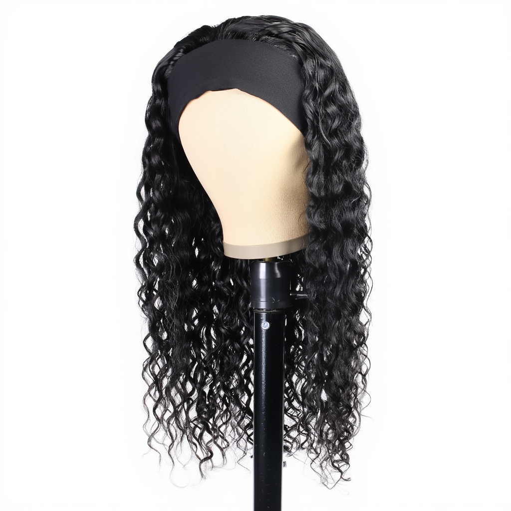 BBH Headband Wigs Deep Curly