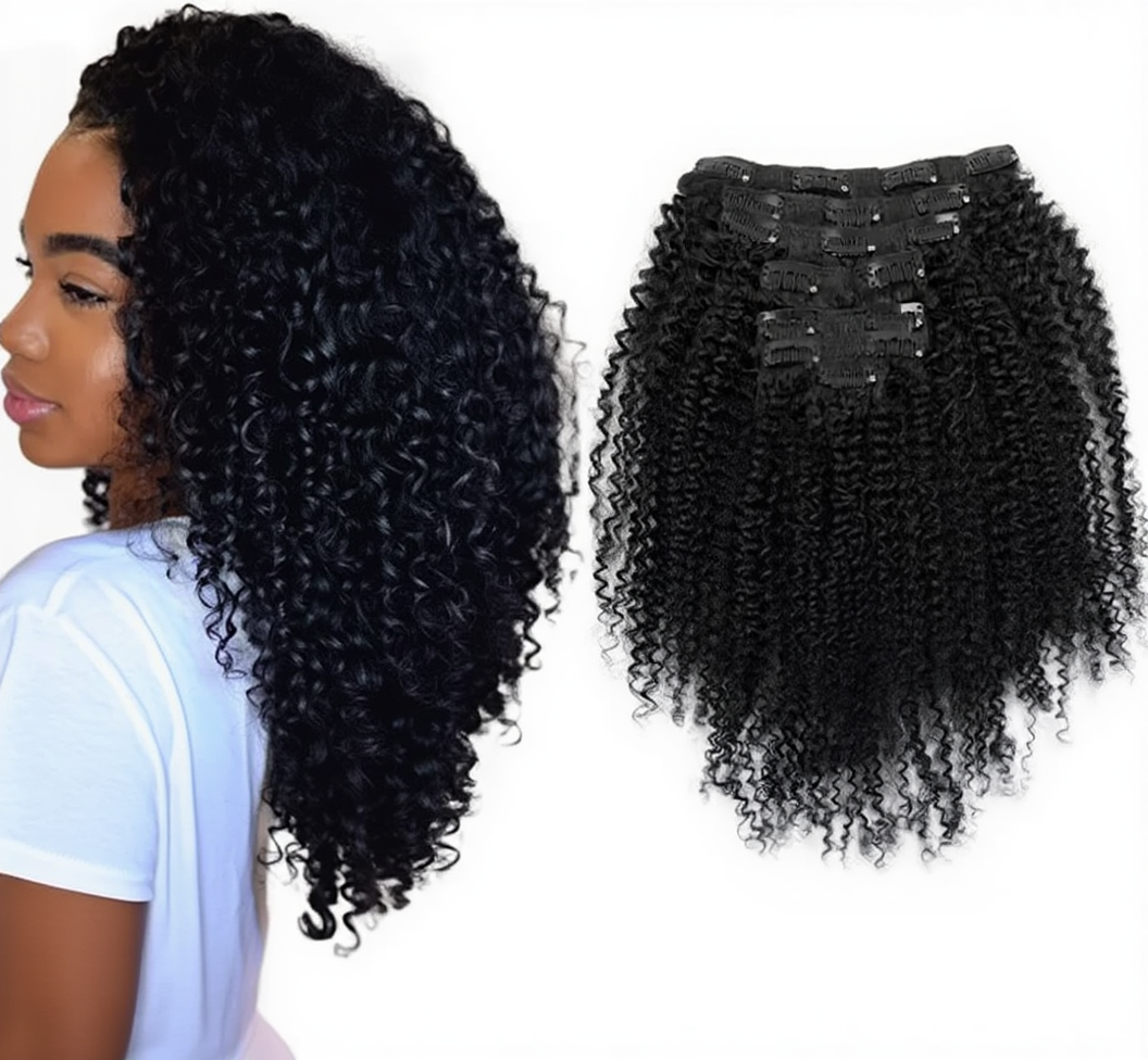 BBH Clip-In Extensions Kinky Curly